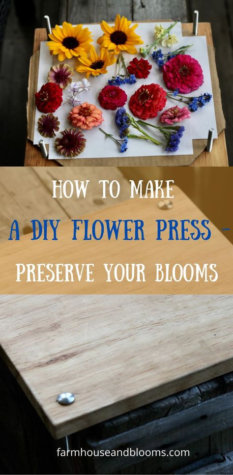 two pictures, one of flowers being prepared to be pressed, and the other of a diy flower press Crafts, Floral, Diy, Gardening, Pressed Flowers Diy, Pressed Flower Crafts, Pressed Flowers, Flower Press Kit, Pressed Roses