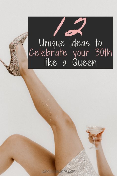 Join the 30th club and lets be fabulous together. If you're looking for unique ways to celebrate your 30th birthday as a queen that you have become, then you'll love my list of recommendations. Click through and get ideas for your upcoming bday party! #birthdayparty #birthdayideas #30thbirthday Pink, Queen, Ideas, Diy, 30tg Birthday Ideas For Women, 30th Birthday Party For Her, 30th Birthday Ideas For Women, 30th Birthday Party Ideas For Women, Dirty Thirty Birthday