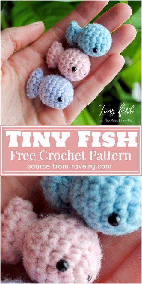 Crochet Tiny Fish Pattern #freecrochetpattern #crochetfish #freecrochetfish #freecrochetfishpattern Crochet Patterns, Crochet, Crochet Hats, Free Crochet Pattern, Free Pattern, Crochet Hat Pattern, Hat Pattern, Cute Crochet, Crafty