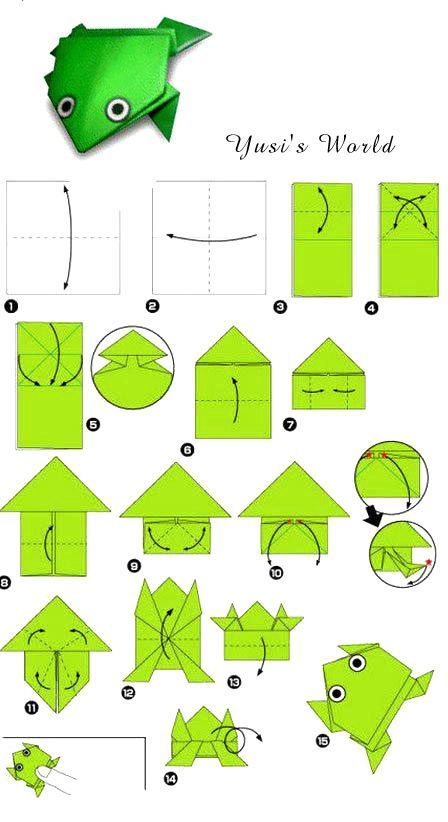 DIY Long Jumping Frog Origami Origami, Kids Origami, Origami Crafts Diy, Paper Crafts Origami, Origami Easy, Diy Origami, Origami Crafts, Origami Instructions, Paper Crafts Diy Tutorials