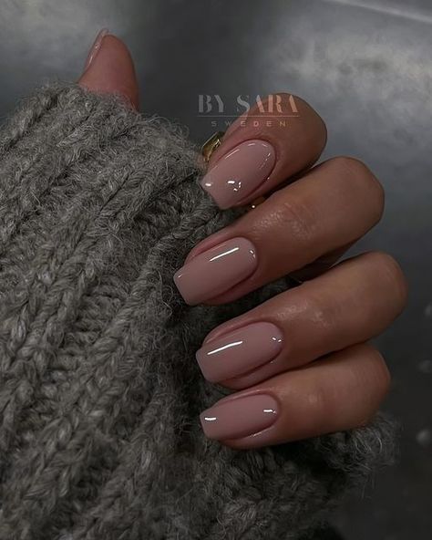 Manicures, Nude Nails, Square Oval Nails, Neutral Nails, Square Nails, Round Nails, Square Acrylic Nails, Nice Nails, Rounded Acrylic Nails