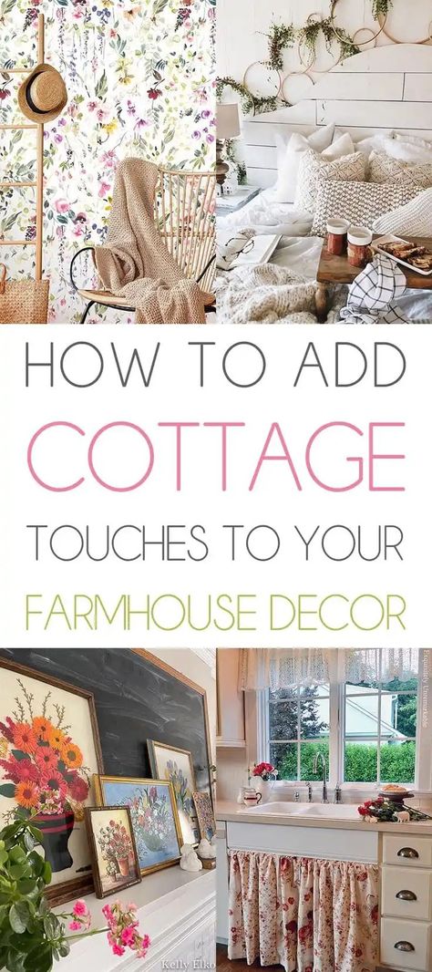 Come and see how easy it is to add sweet little Cottage Farmhouse Touches to your Farmhouse Home Decor. It is simply amazing how a few accessories and elements can change the feel and mood of a room. A Shiplap Wall or Cabinet…White Pitchers and Glassware… Vintage Crocks of all sizes… Mason Jars… Vintage Jars… Ruffles… Painted Furniture… Painted Furniture… Iron Headboard… Fresh Flowers… Painted Flo Vintage, Home Décor, Farmhouse Décor, Home, Mason Jars, Decoration, Cottage Decor Farmhouse, Cottage Farmhouse Decor, Farmhouse Decor