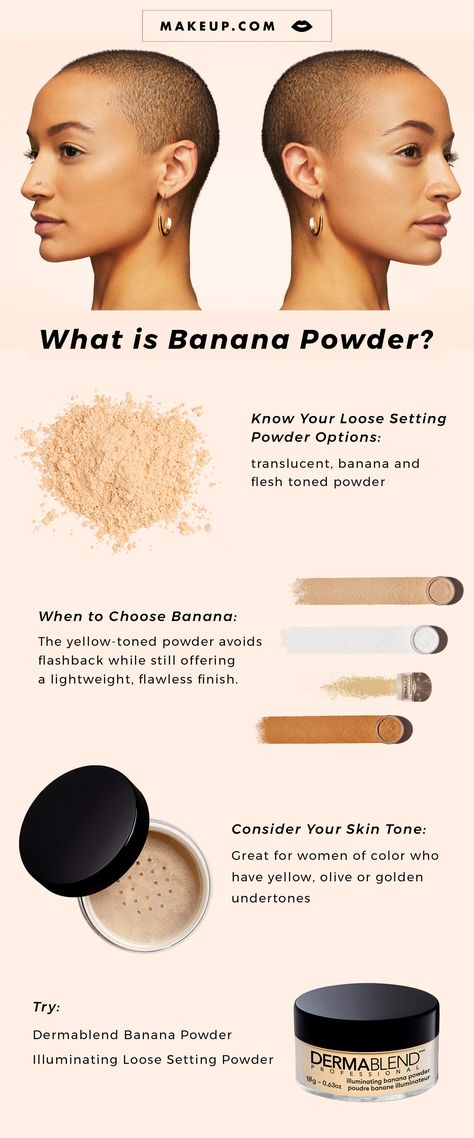 Banana powder is the secret ingredient to many flawless beats — should you be using it too? Find out why, as explained by a beauty editor. #bananapowder #bananapowdermakeup #bananapowdermakeuphowtouse #bananapowderhowtouse Natural Home Remedies, Powder Makeup, Setting Powder, Whitening, Banana Powder Makeup, Teeth Whitening, Thicker Eyelashes, Skin Tag Removal, Natural Cold Remedies