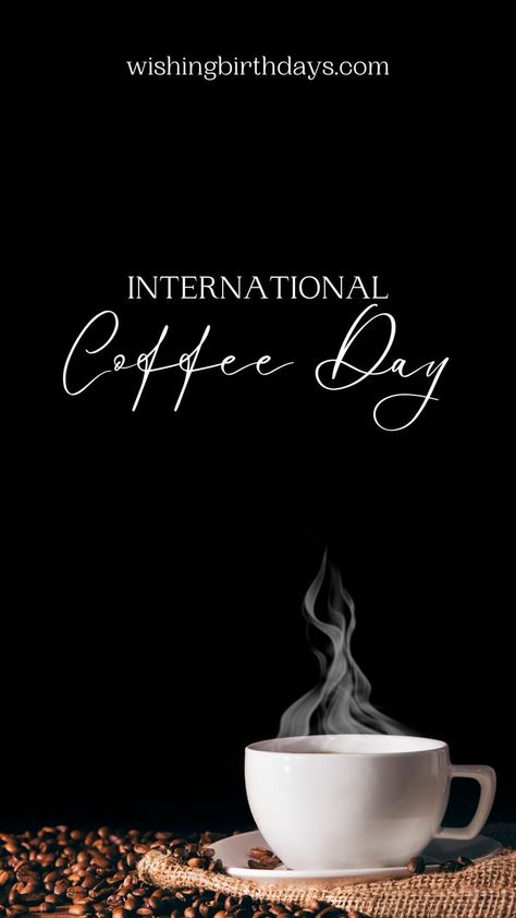 International Coffee Day Design, Coffee, Ideas, International Coffee, Coffee World, Coffee Lover, Beverage, Creative Advertising, International Day