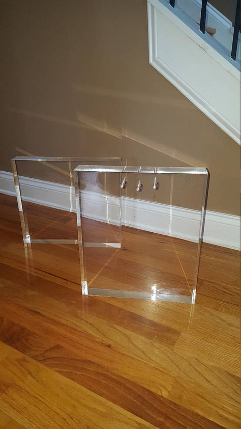 Ideas, Home Décor, Home, Lucite Furniture, Acrylic Bench, Furniture Ideas, Lamp, Bench Legs, Slab
