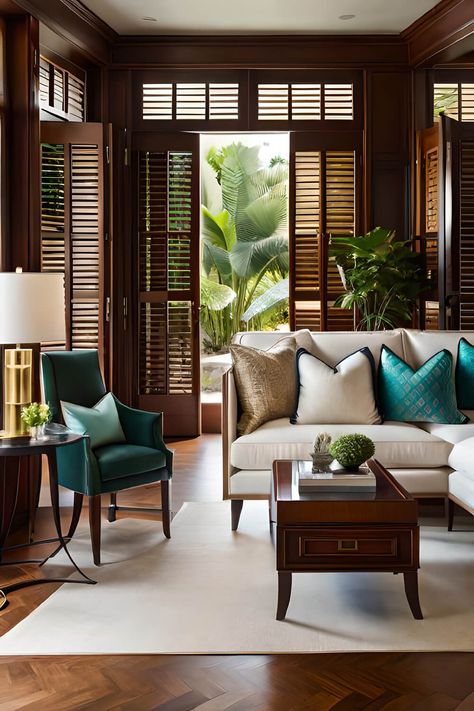 Colonial, Rooms Home Decor, Interior, Home Décor, Modern West Indies Decor, British Colonial Style Bedroom, Colonial Living Room Ideas, Modern British Colonial Style, British Colonial Decor West Indies