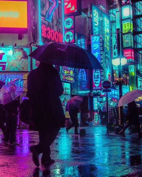 Tokyo Nights: Liam Wong's neon-lit photographs of a rain-soaked Tokyo at night | Creative Boom Halle, Tokyo, Neon, Eminem, Tokyo Night, Fotos, Cyberpunk Aesthetic, Fotografia, Fotografie