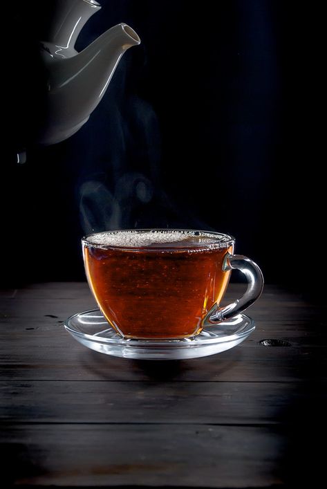 Cup of tea on black background Premium Photo | Premium Photo #Freepik #photo #background #food #water #cake Food Photography Tips, Coffee, Tea Time, Coffee Photography, Tea Wallpaper, Photo Cup, Coffee Tea, Cafe, Tea Lover