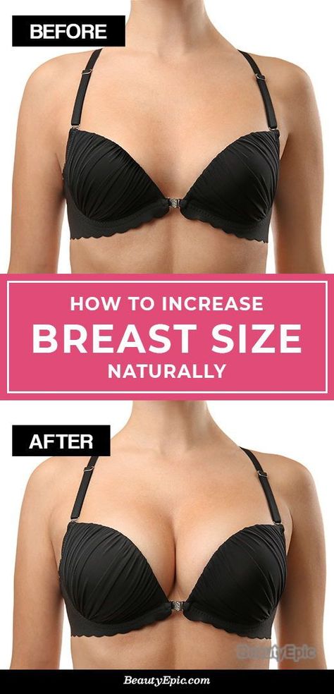 How to Increase Breast Size Naturally at Home? Fitness, Life Hacks, Bikinis, Breast Growth Tips, Breast Enlargement, Increase Bust Size, Natural Breast Enlargement, Breast Enhancement, Breast Health