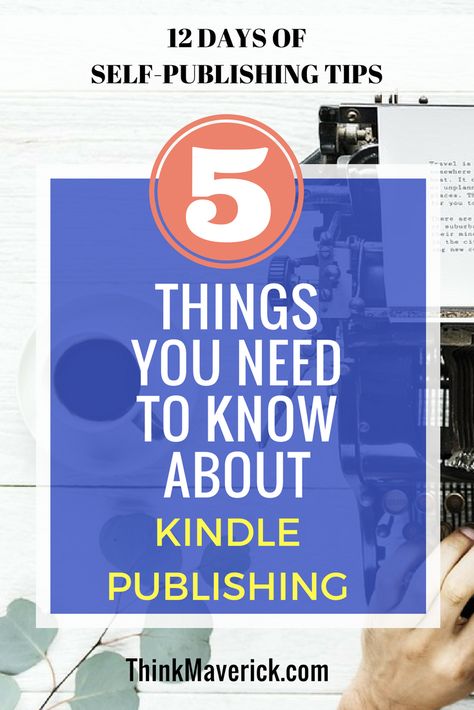 5 Things beginners need to know about kindle publishing. Everything you need to know about self-publishing on Amazon. #selfpublishing #amazon #ebook Writers Notebook, Kindle, Reading, Motivation, Kindle Direct Publishing, Kindle Publishing, Book Writing Tips, Amazon Publishing, Ebook Writing