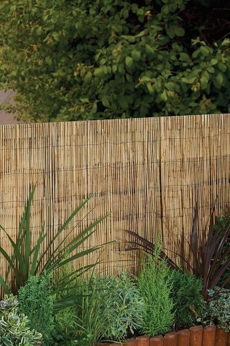 Exterior, Fence, Fence Screening, Reed Fencing, Natural Fence, Garden Fence, Fence Fabric, Garden Fencing, Rustic Fence