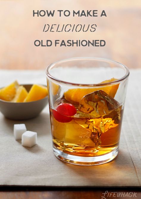 Alcohol, Old Fashion Drink Recipe, Old Fashion Cocktail Recipe, Old Fashioned Cocktail, Whiskey Old Fashioned, Old Fashioned Drink, Bourbon Drinks, Whiskey Drinks, Cocktail Drinks Recipes