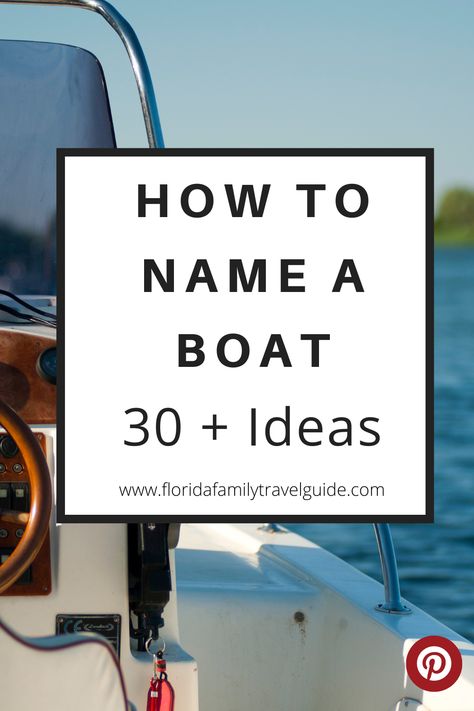 How to Name a Boat: 30+ IDEAS Camper, Ideas, Wakeboarding, Clever Boat Names, Best Boat Names, Boat Names, Sailboat Names, Unique Boat Names, Buy A Boat