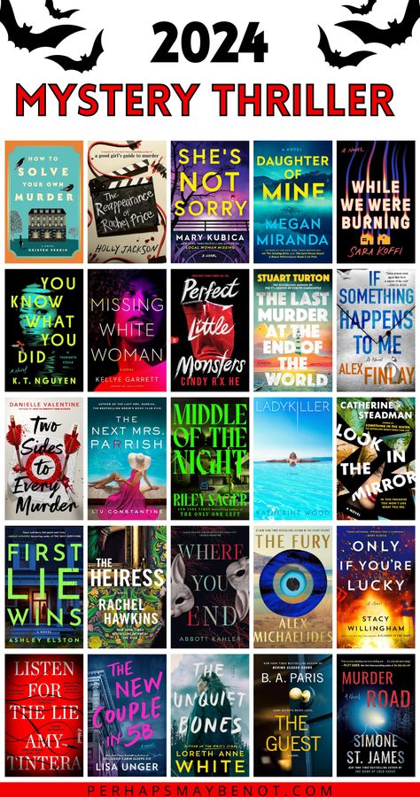 It’s time to dust off your detective hat and get ready to solve some mysteries and thrillers in 2024! From highly-anticipated novels from bestselling authors to heart-pounding debuts, this curated list has 40 must-read mystery and thriller books coming out in 2024 that you need on your TBR list #books #mystery #thriller #bookstoread Reading, Mystery Books, Ideas, Roman, Mystery Books Worth Reading, Best Mystery Books, Mystery Books For Adults, Mystery Novels, Best Psychological Thrillers Books