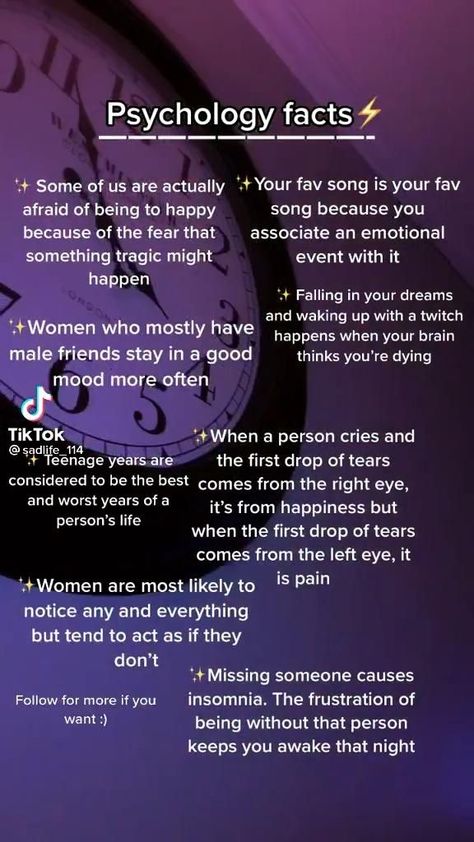 Feelings, Useful Life Hacks, Videos, Psychology Love Facts, Facts About Love, Weird Facts, Relatable Quotes, Dream Facts, Psychology Fun Facts