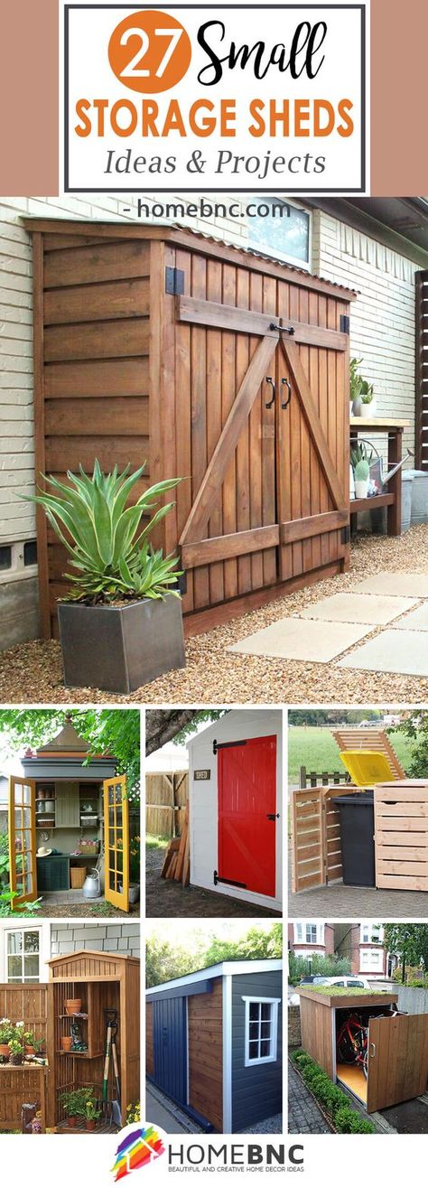 Small Storage Shed Ideas Garages, Storage Shed Plans, Shed Storage, Outdoor Storage Sheds, Shed Plans, Storage Shed, Wood Shed Plans, Backyard Shed, Building A Shed