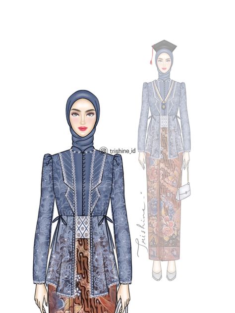 Drawing kebaya wisuda #fashion #kebaya #fashionillustrations #fashiondesigner #tiktok Outfits, Kebaya Perpisahan Sekolah, Batik Kebaya, Model Kebaya Modern, Model Kebaya, Kebaya Modern Hijab, Kebaya Hijab, Kebaya Modern Hijab Wisuda, Model Kebaya Modern Wisuda