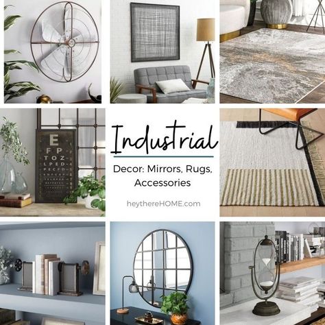I've sourced the best places to buy industrial furniture and home decor and show you what to look for to add industrial style to your home. Ideas, Industrial Furniture, Industrial Décor, Industrial, Diy, Home, Inspiration, Home Décor, Industrial Living Room Furniture
