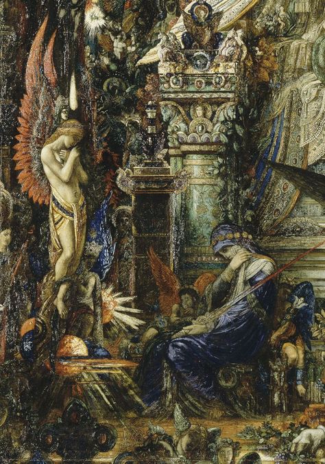 Art, Pre Raphaelite, Occult Art, Musée Gustave Moreau, Art Inspo, Academic Art, Classical Mythology, Contemporary Paintings, Ethereal Art