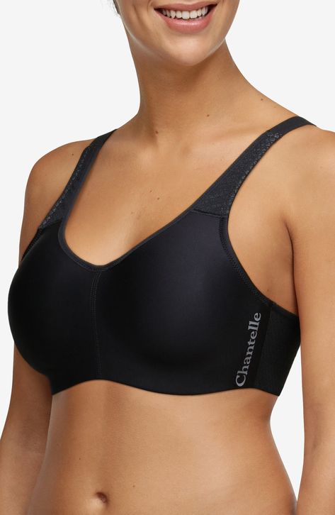 Chantelle Lingerie Everyday High Support Underwire Sports Brafor a Stunning Look 2023 Nordstrom, Underwire Sports Bras, Strappy Sports Bras, Underwire, Adjustable Straps, Strappy Crop Top, Bra, Supportive Sports Bras, Sports Bralette