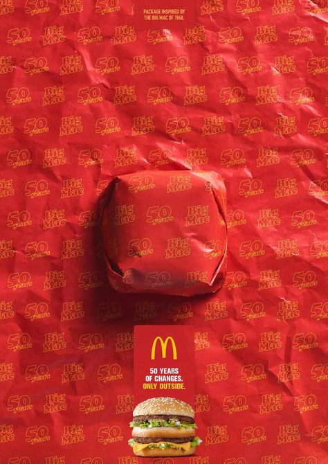 McDonald's: Big Mac - Packed in History - 1968 Mac, Design, Packaging, Mcdonalds, Mc Donalds, Mc Donald Ads, Big Mac, Burger Box, Fast Food