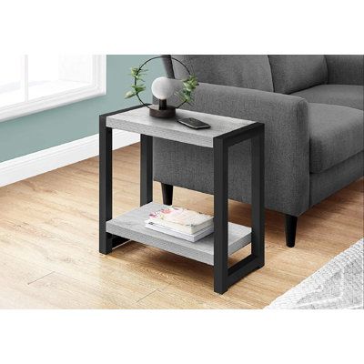 Home Décor, End Tables With Storage, Contemporary End Tables, Black Side Table Living Room, Modern Side Table, Side Tables, Metal Accent Table, Narrow Side Table, End Tables