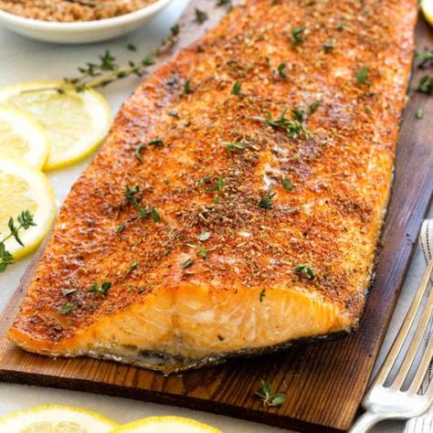 Salmon, Grilling Recipes, Plank Salmon Recipes, Plank Salmon, Oven Salmon, Grilled Salmon, Smoked Salmon Recipes, Salmon Recipes Oven, Cedar Plank Grilled Salmon