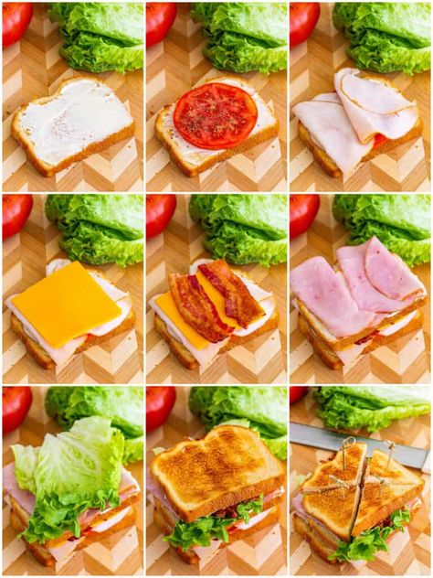 Sandwiches, Brunch, Simple Sandwiches Lunch, Simple Sandwich Recipes, Homemade Sandwich, Club Sandwich Recipes, Easy Sandwich Recipes, Best Sandwich Recipes, Sandwich Menu