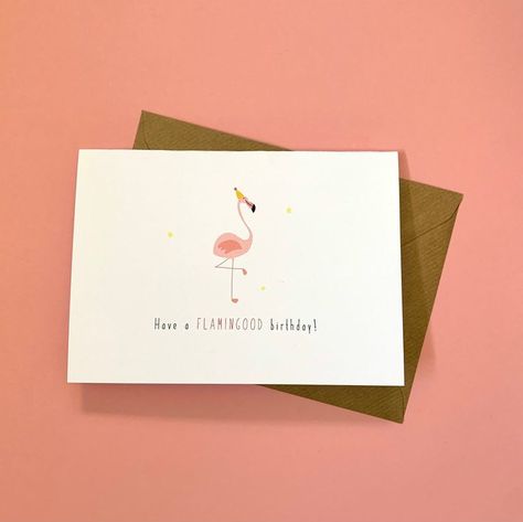 Funny, Humour, Birthday, Flamingo Birthday, Happy Birthday, Birthday Cards, Pink Birthday, Flamingo, Greetings Cards