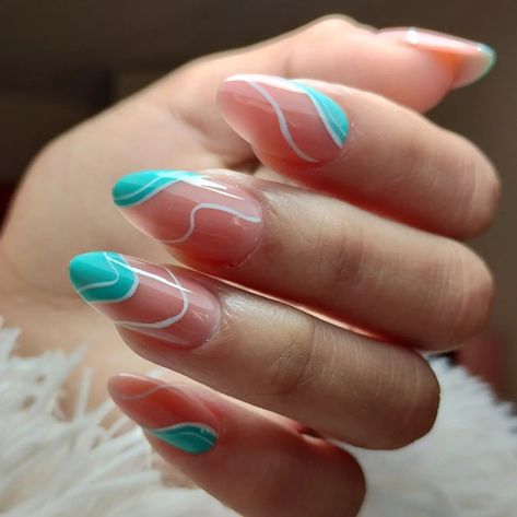 Turn heads with these gorgeous aqua nails ideas!Our team of experts has put together this roundup of the pretties aqua nails to inspire your next manicure, are you ready to check them out?Aqua Nails Design Ideas | Acrylic Aqua Nails | Turquoise Aqua Nails | Dark Aqua Nails | Black and Aqua Nails | Blue Aqua Nails | Short Aqua Nails | Light Aqua Nails Inspiration, Turquoise, Aqua Nails, Teal Nails, Teal Acrylic Nails, Teal Nail Designs, Turquoise Nail Designs, Vacation Nail Designs, Green Nail Designs