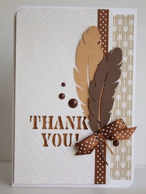 Diy, Stampin' Up! Cards, Cardmaking, Paper Cards, Card Making, Card Craft, Cards Handmade, Scrapbook Cards, Feather Cards