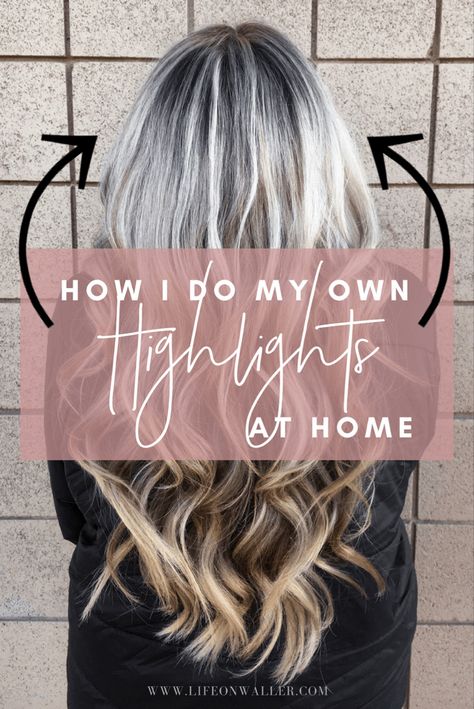 Highlights, Balayage, Ombre, Blonde Highlights, How To Lighten Hair, Highlighting Hair At Home, Change Hair Color, How To Dye Hair At Home, Diy Highlights Hair