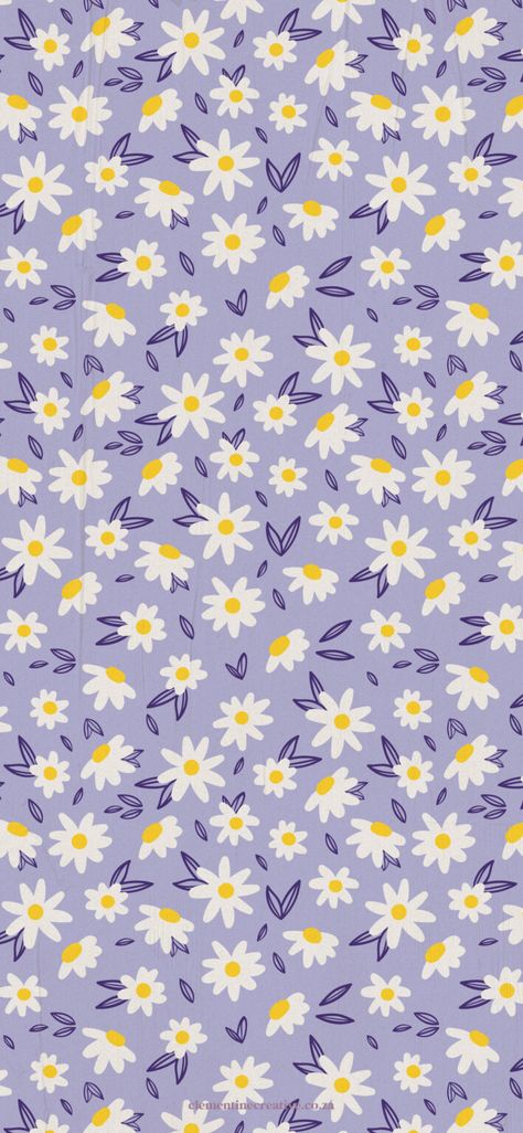 Iphone, Flower Phone Wallpaper, Flower Iphone Wallpaper, Floral Wallpaper Iphone, Purple Wallpaper, Purple Things, Floral Iphone, Iphone Background Pattern, Purple Flowers Wallpaper