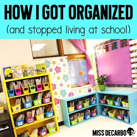 How I Stay Organized: Weekly Lesson Planning Tips & Tricks – Miss DeCarbo Reading, Organisation, Classroom Setup, Classroom Ideas, Montessori, Pre K, Classroom Organisation, School Organization, Teacher Organization