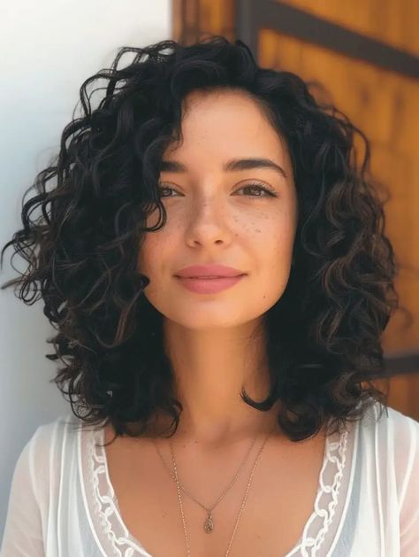 39 Spring Haircuts for Curly Hair 2024: Embracing Natural Textures and Styles Short Hair Styles, Shoulder Length Curly Hair, Medium Hair Styles, Chin Length Cuts, Haircuts For Curly Hair, Curly Hair Trends, Curly Hair Cuts, Hair Color For Black Hair, Hair Cuts