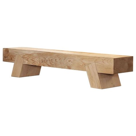 Wood Bench, Wood Bench Design, Cedar Bench, Wood Bench Outdoor, Wood Furniture, Stone Bench, Modern Wood Bench, Woodworking Furniture, Cedar Wood