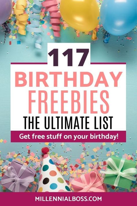 Ideas, Birthday Rewards, Free Birthday Stuff, Free Birthday Gifts, Birthday Freebies, Birthday Hacks, Birthday Deals, Birthday Coupons, Freebies On Your Birthday