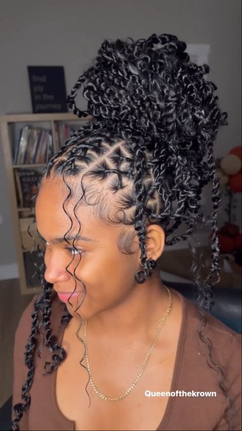 Criss cross passion twists Braided Hairstyles, Outfits, Cornrows, Braided Cornrow Hairstyles, Twist Braids, Box Braids Hairstyles For Black Women, Box Braids Hairstyles, Braids With Curls, Braids In The Front Natural Hair