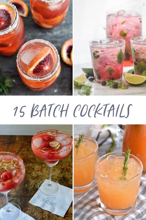 The perfect drinks for whenever! Here are some of our fave big batch libations and pitcher cocktails to help you find your own signature drink. Brunch, Alcohol, Smoothies, Brunch Drinks Alcoholic, Cocktails For Parties, Large Batch Cocktails Summer Pitcher Drinks, Cocktail Drinks Recipes, Cocktail Recipes For A Crowd, Vodka Drink Recipes