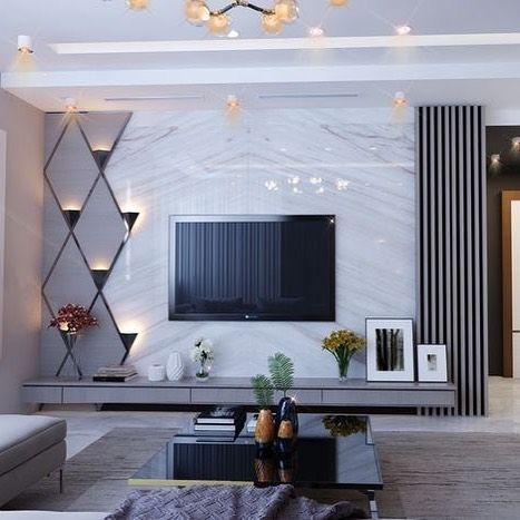 TV Room Ideas Cozy Design, Inspiration, Interior, Dekorasi Rumah, Kamar Tidur, Modern, Haus, Latest Living Room Designs, Saloni