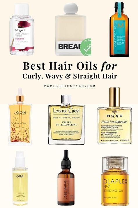 Lightweight and moisturizing curly hair oil, wavy hair oil, and straight hair oils. Hair oils for curly hair that seal, penetrate the hair strands, promote hair growth and moisturize to strengthen, nourish, & retain moisture. Hair Care Tips, Perfume, Best Hair Oil, Oil For Curly Hair, Hair Growth Oil, Hair Care Oil, Products For Curly Hair, Hair Growth Secrets, Low Porosity Hair Products