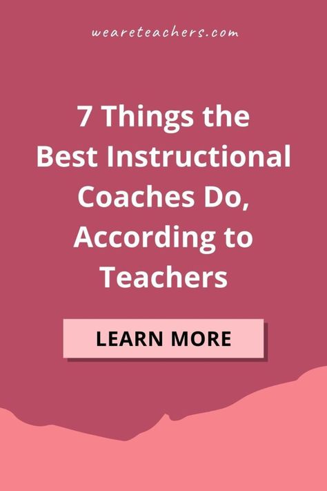 7 Things the Best Instructional Coaches Do, According to Teachers Coaching, Friends, Pre K, Instructional Coaching Quotes, Instructional Leadership, Literacy Coach Office, Transformational Coaching, Instructional Coaching Resources, Instructional Coach Office
