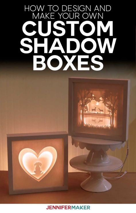 Custom Shadow Boxes: Make Your Own in Cricut Design Space | Free Template #shadowbox #papercraft #cricut Origami, Diy, Legos, Custom Shadow Box, Shadow Box Frames, Cricut Craft Room, Diy Shadow Box, Unique Shadow Boxes, Shadow Box