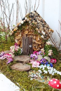 Outdoor, Fairy Garden, Bird Houses, Fairy, Garden, House, Craft Studio, Home And Garden, Wooden