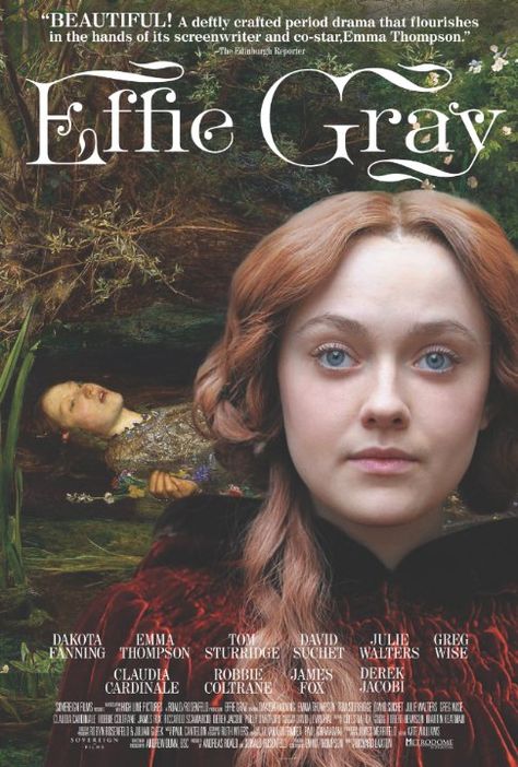Film Books, Films, Emma Thompson, Effie Gray Movie, Effie Gray, Dakota Fanning, Thriller, Movie Tv, Series Movies