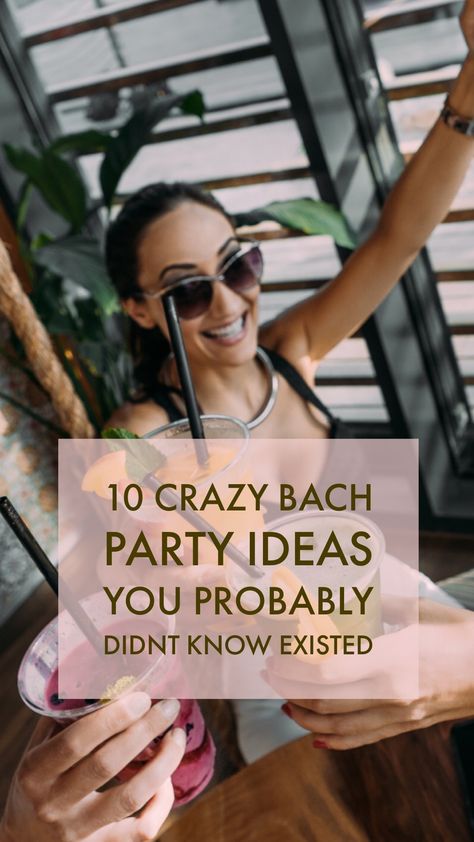 These crazy bach party ideas will definitely spice things up! #bacheloretteparty #bridalshower #bridesmaids #maidofhonor Bridesmaids, Party Ideas, Ideas, Bachelorette Party, Bachelorette, Bach Party, Party, Weddingchicks, Bridal Shower