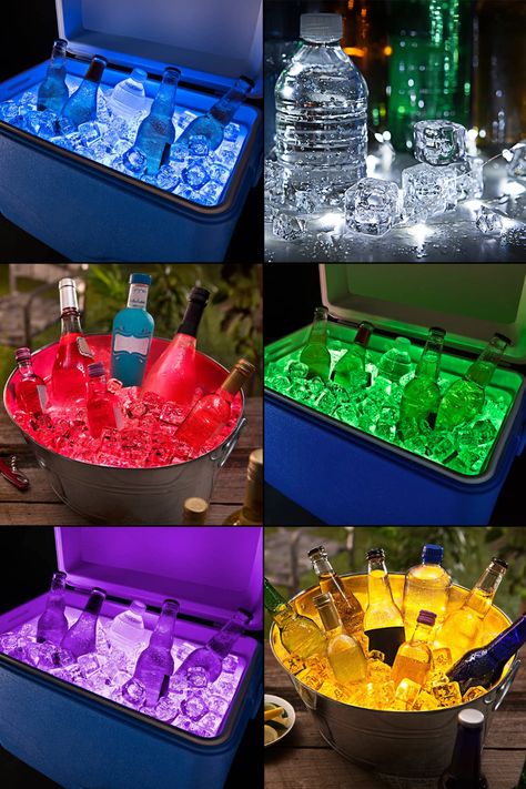 Lights, Glow Sticks, Brunch, Desserts, Glow Party, Bucket Light, Glow Stick Party, Ice Cooler, Party Lights