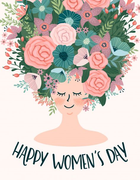 Pre K, Illustrators, Happy International Women's Day, Happy Women's Day Card, Happy Womens Day, Happy Woman's Day, Women's Day Cards, Women Day, Happy Woman Day
