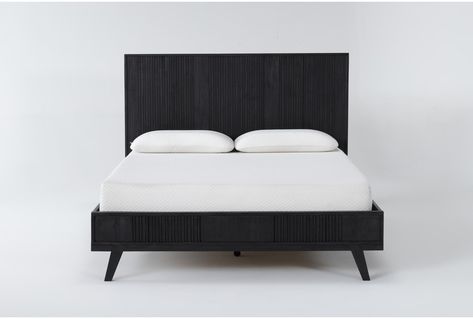 Black king bed