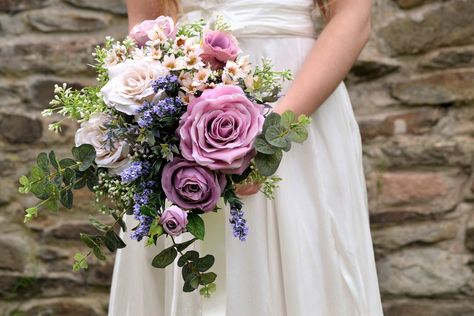 22 Beautiful Fake Flower Bouquets for Weddings |  #artificialflowers #bead #bouquets #fakebouquet #fakeflowerbouquets #fakeflowers #faux #flower #flowers #HandmadeWedding #paper #silkflowers #weddingbouquets #weddingflowers | Ideas, Bouquets, Pink, Lilac Wedding Flowers, Lilac Wedding Bouquet, Flower Bouquet Wedding, Flowers Bouquet, Lilac Wedding, Rose Bouquet